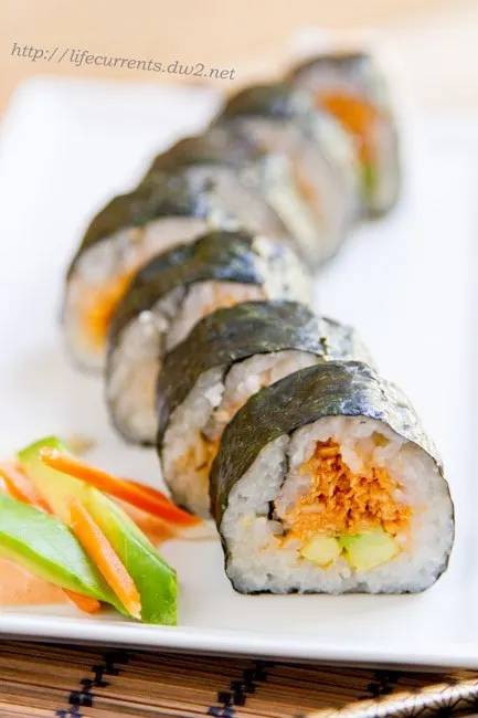 salmon avocado eel sushi roll recipe – use real butter