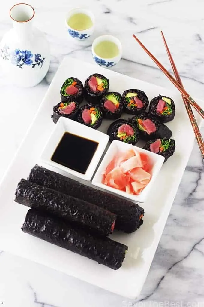 Spicy Tuna Roll - Feed Your Soul Too