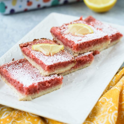 Strawberry Lemonade Bars 