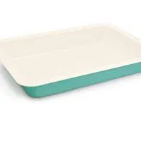 GreenLife 9"x13" Ceramic Non-Stick Cake Pan, Turquoise, Rectangle - BW000053-002
