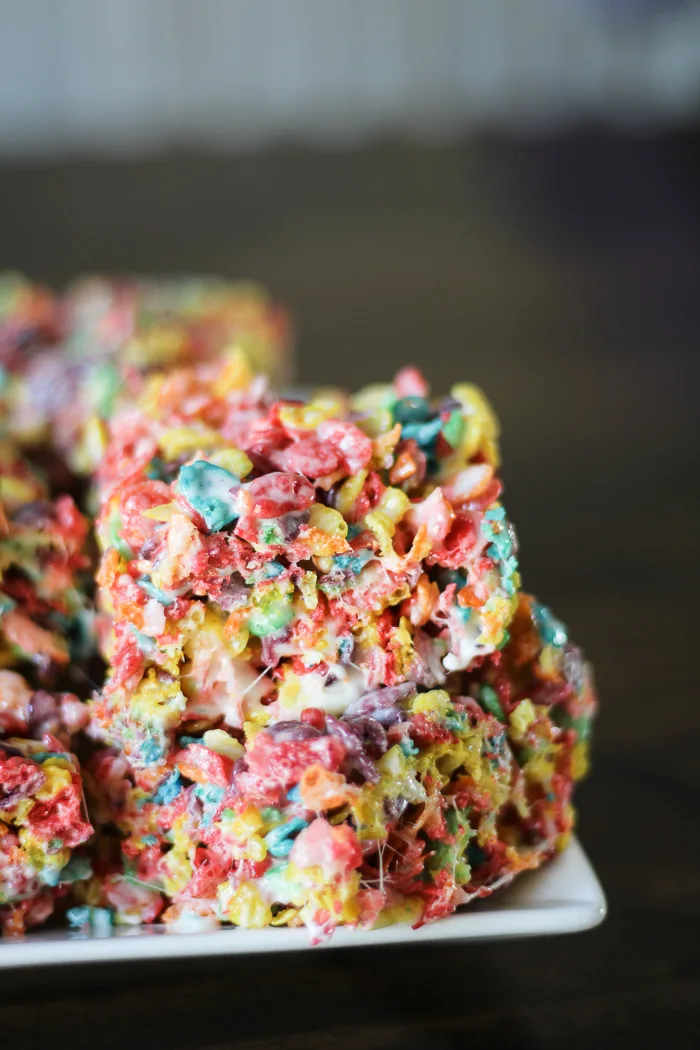 Fruity Pebbles Rice Krispy Treats