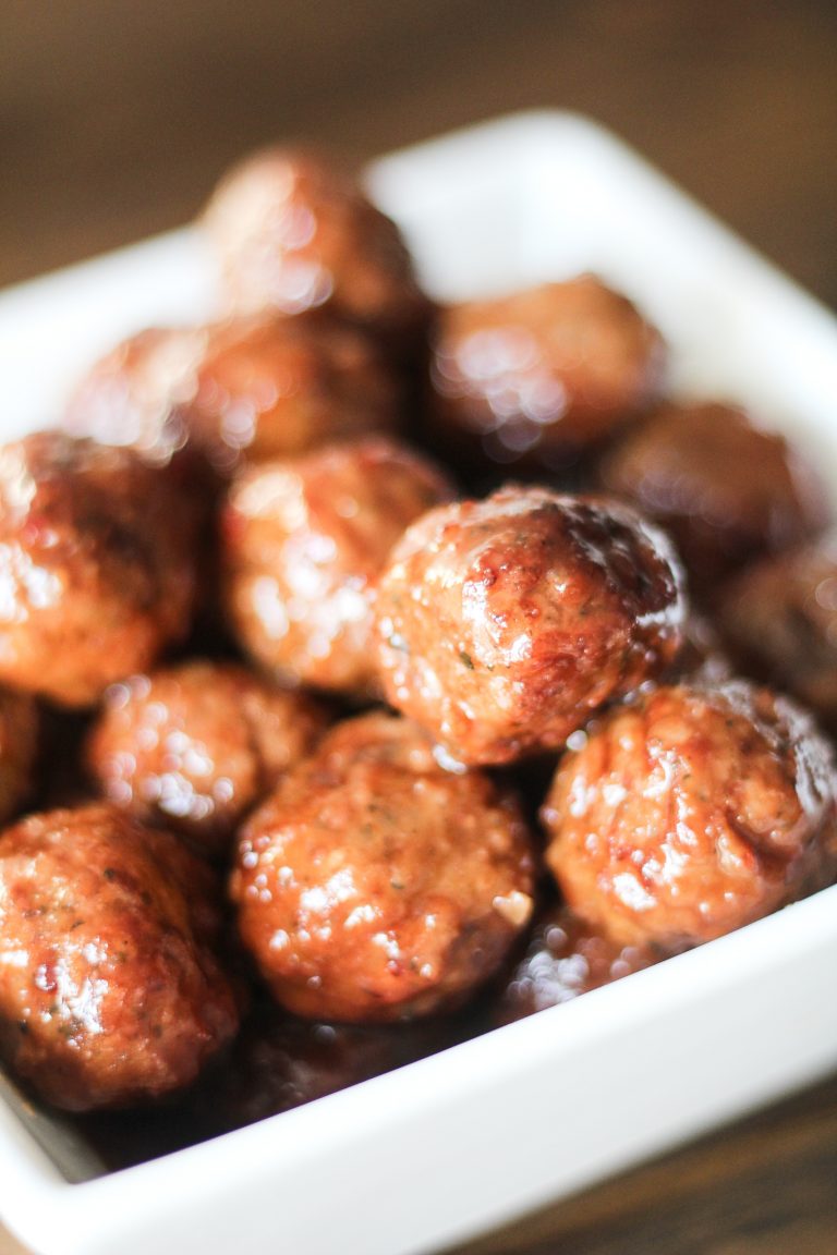 3 ingredient bbq meatballs