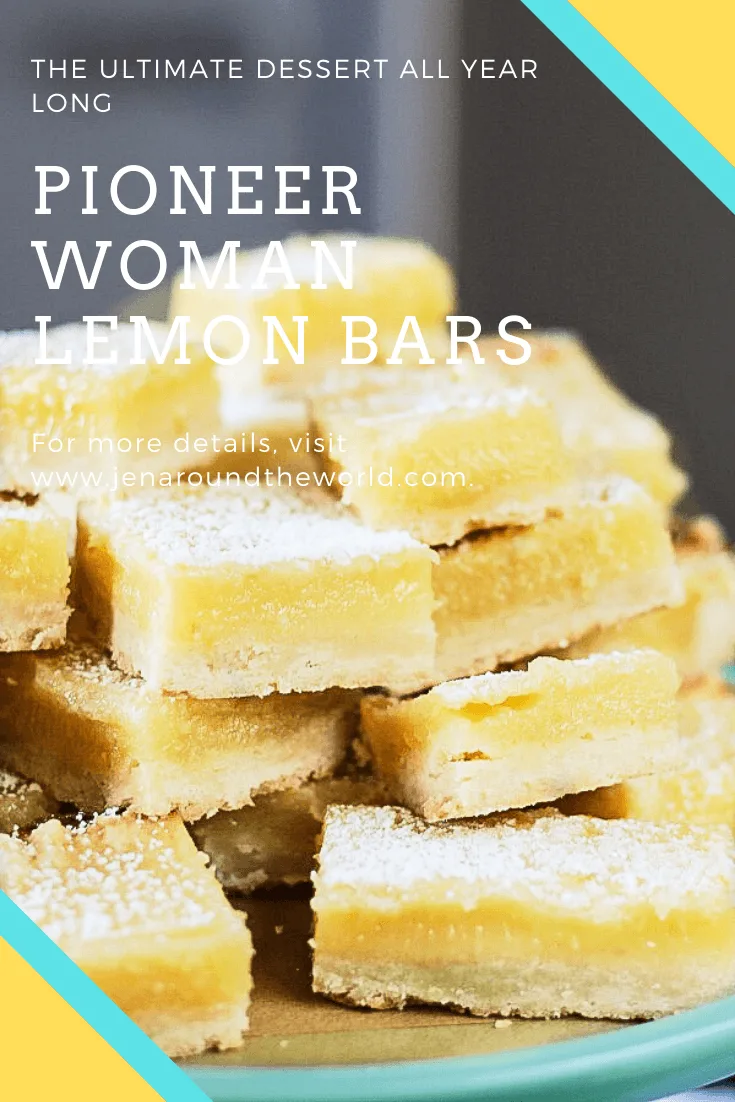 Pioneer Woman Lemon Bars Jen Around The World