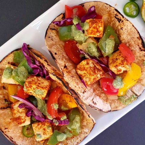 Image for Paneer Tacos - Indian Mexican Fusion Recipe