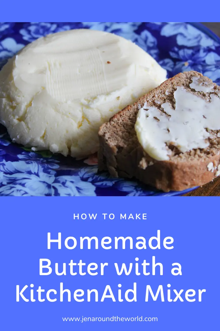 Homemade Raw Butter With a Kitchen Aid Mixer - Flourishing Motherhood