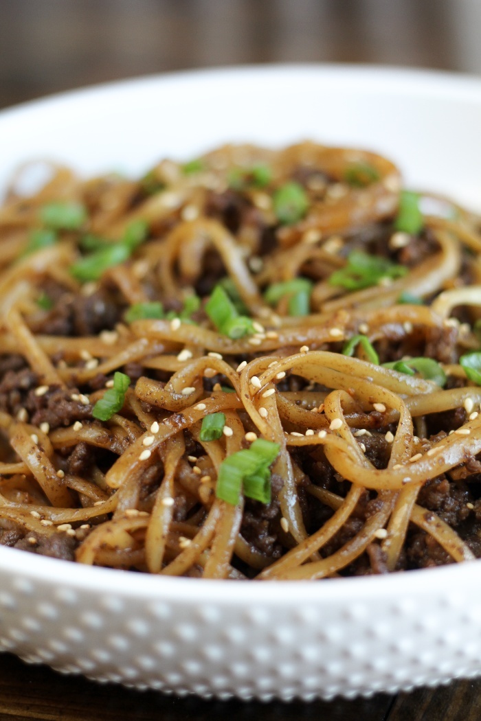 Mongolian Ground Beef Noodles Jen Around The World