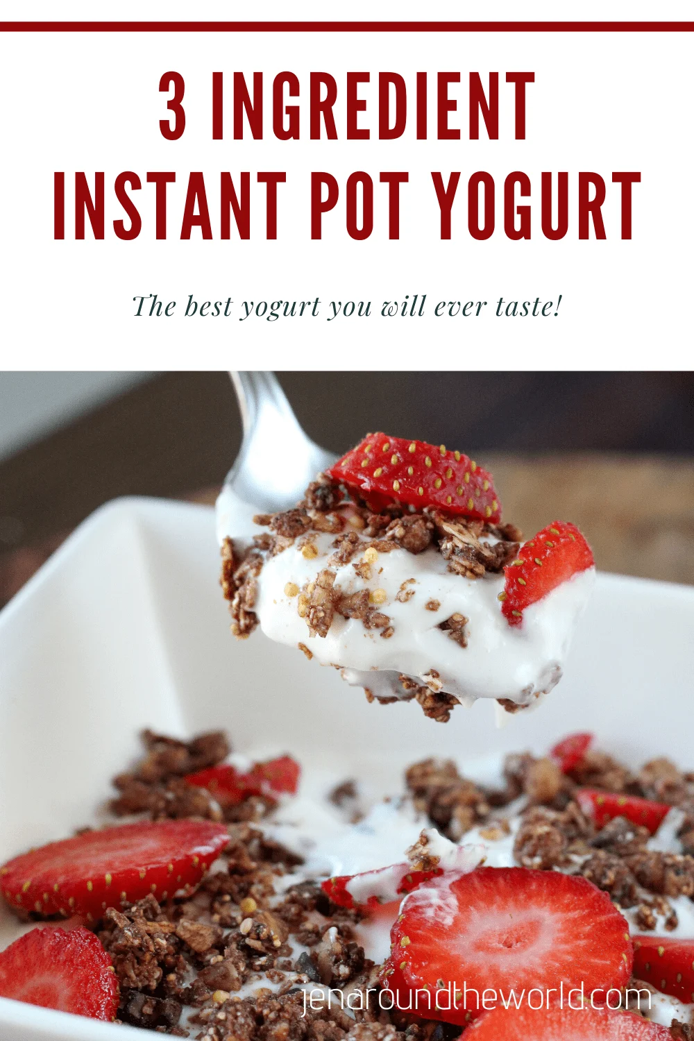 Instant Pot Vanilla Yogurt - Weekend Craft