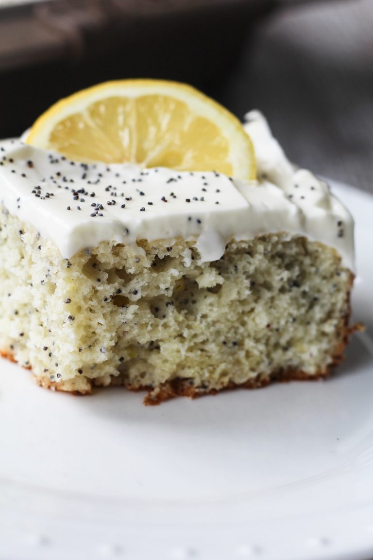 Lemon Poppyseed Cake (Bright, Fresh & Perfectly Moist!)