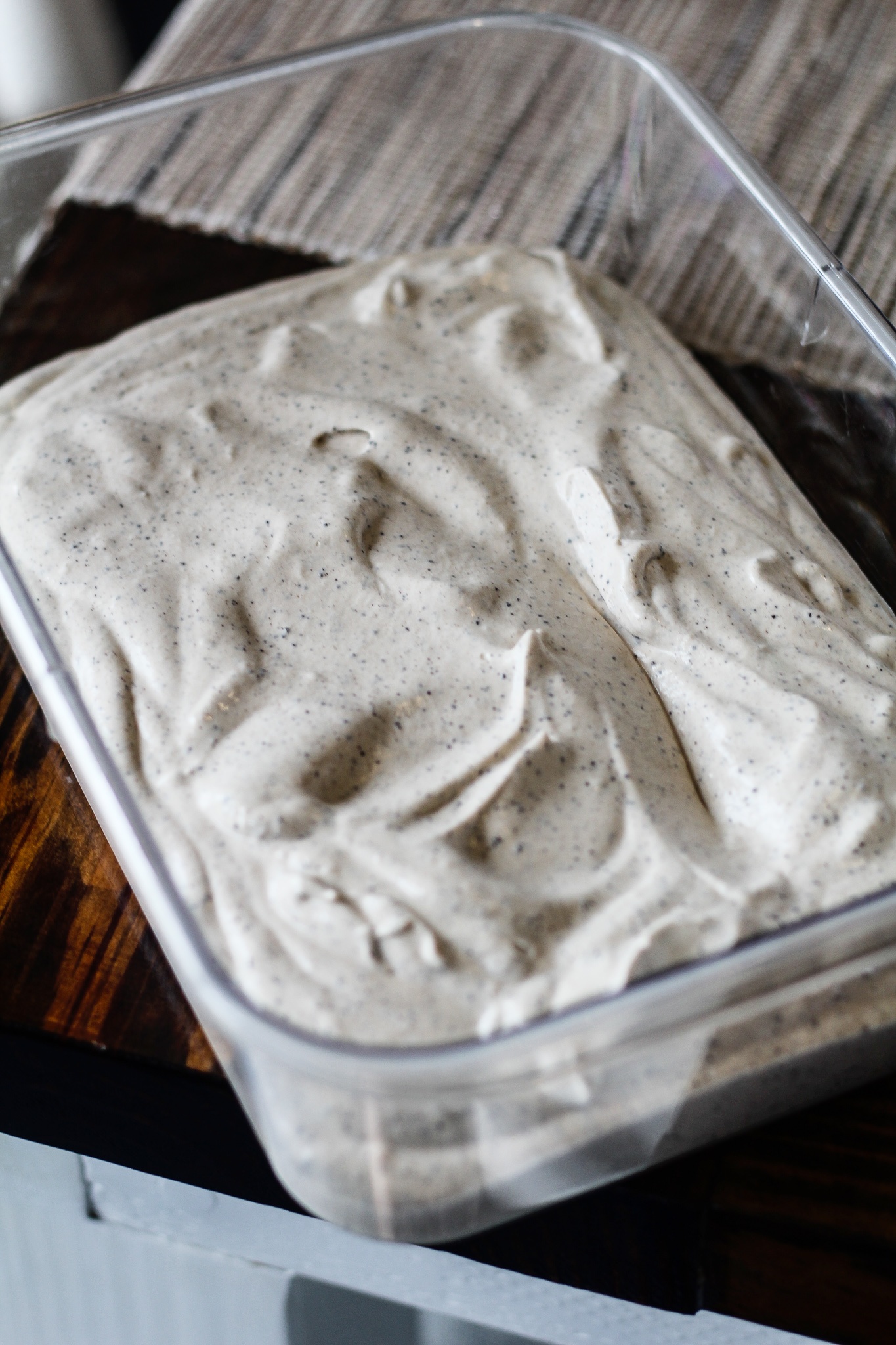  Blueberry Flavored No-Churn Coffee Ice Cream