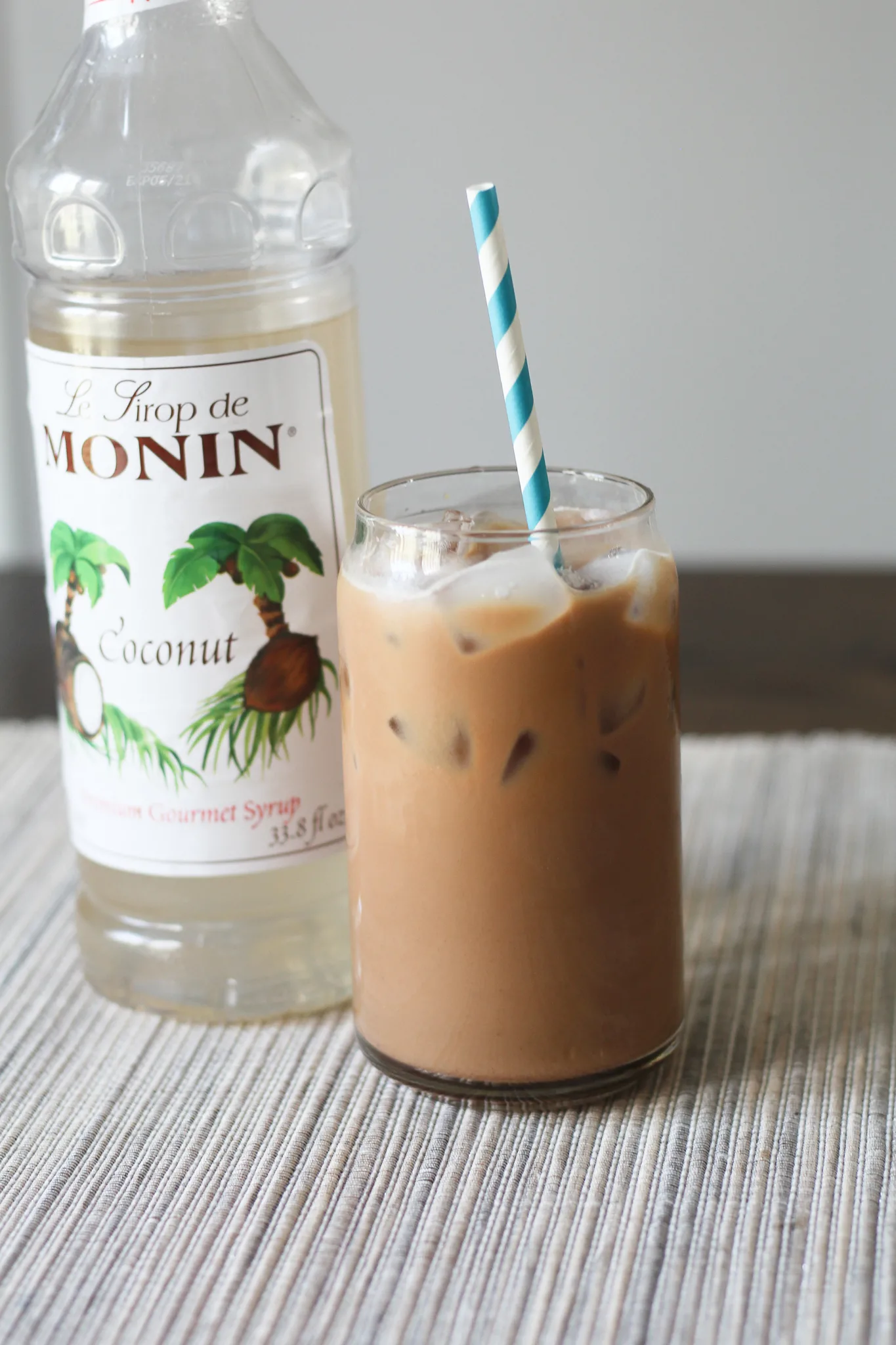 Iced Coconut Caramel Mocha - Homemade Home