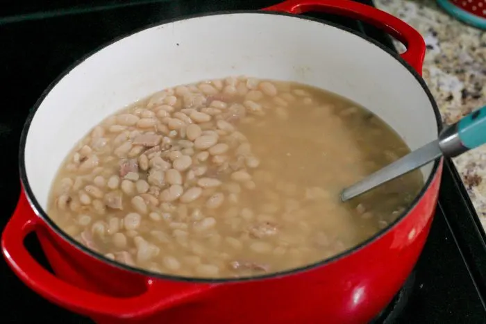 White Beans and Ham (Slow Cooker Recipe) - Little Spoon Farm