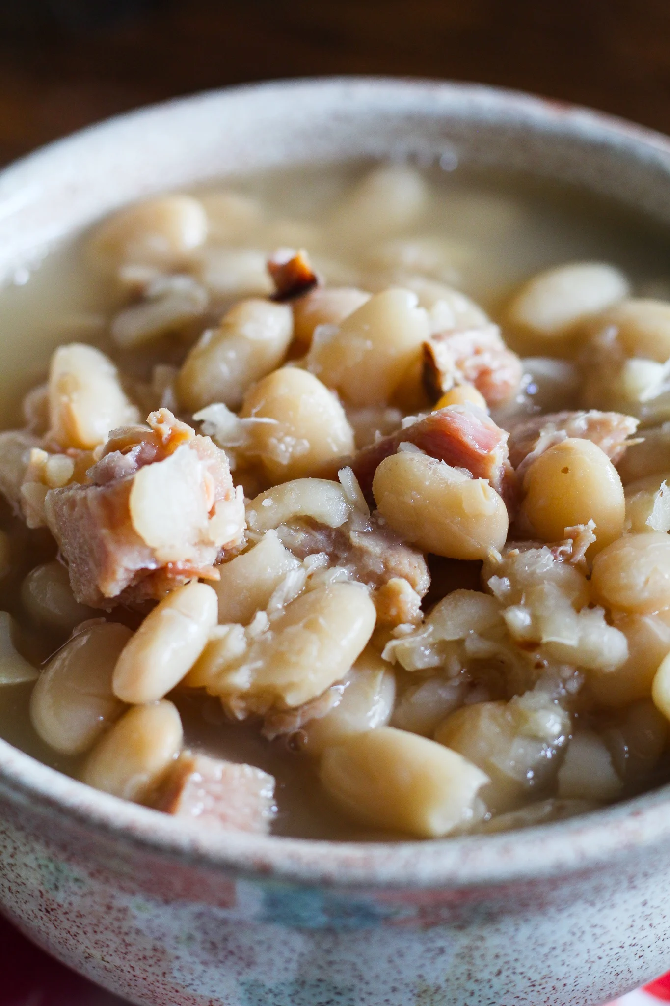 Slow Cooker Ham & White Beans - Plain Chicken