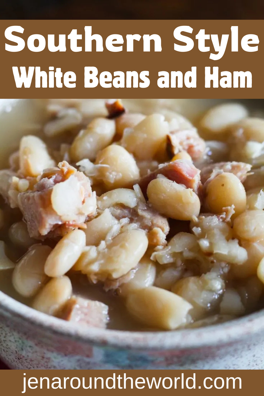 southern style white beans and ham