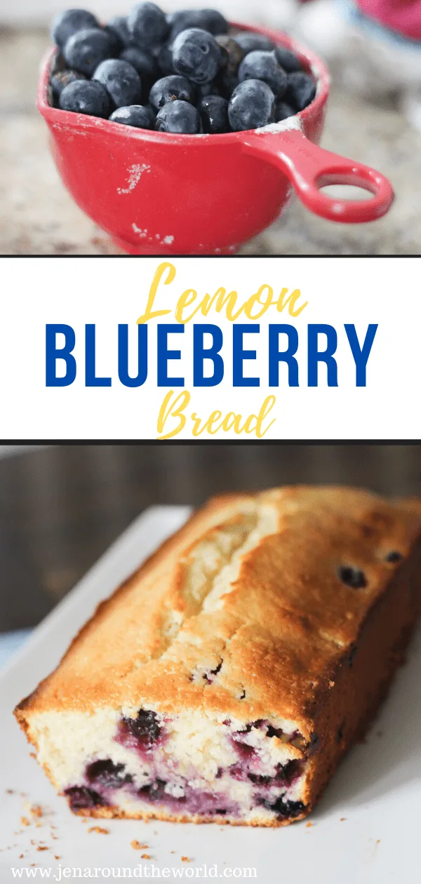 Lemon Blueberry Bread - Jen Around the World