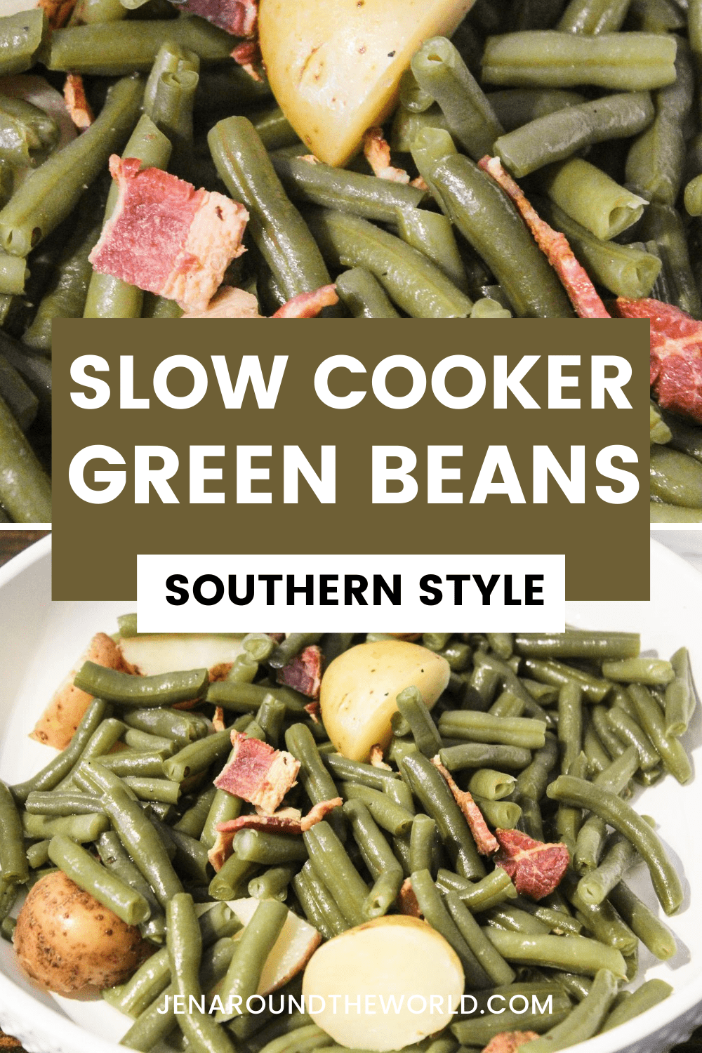 Southern Style Crock Pot Green Beans - Julias Simply Southern