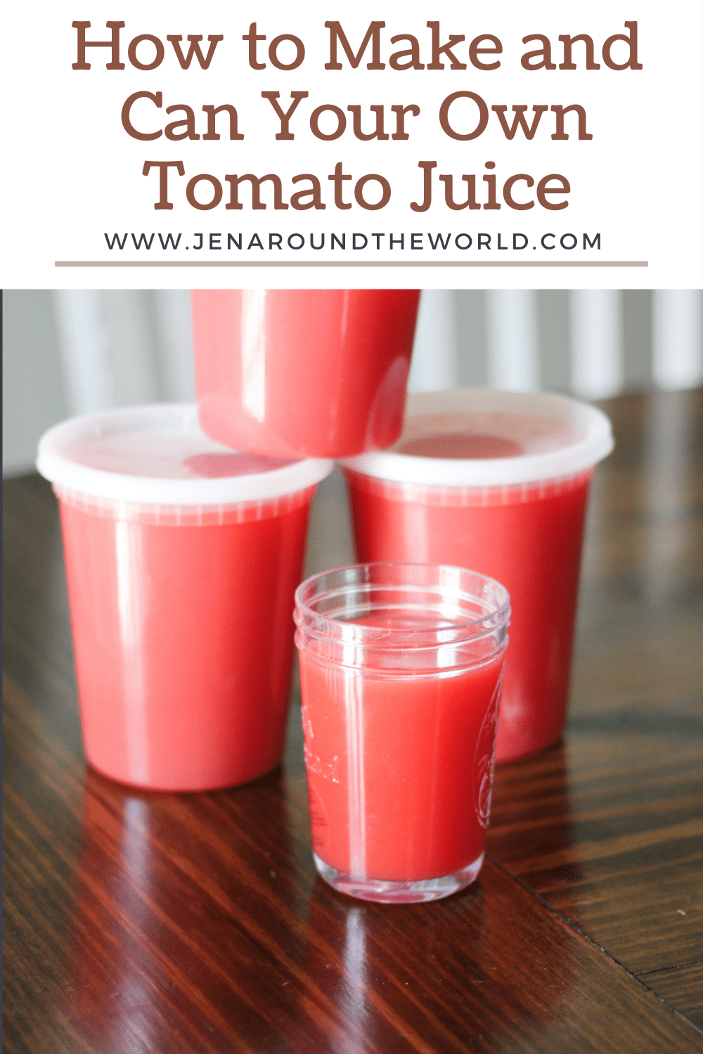 How to Make and Can Tomato Juice