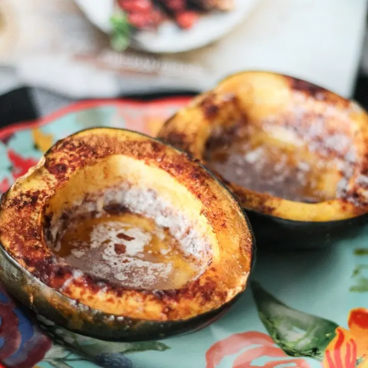 Maple Cinnamon Acorn Squash