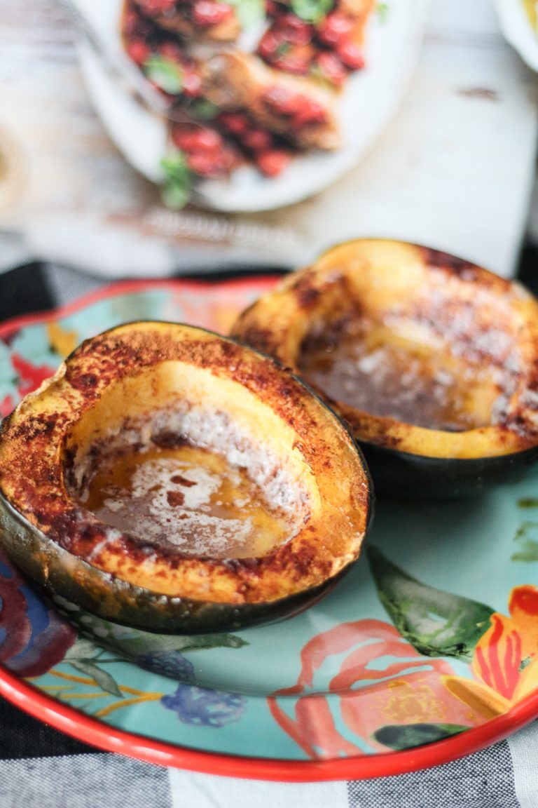 Maple Cinnamon Acorn Squash