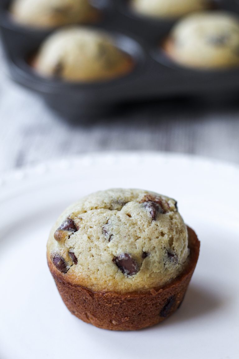 Homemade Chocolate Chip Muffins