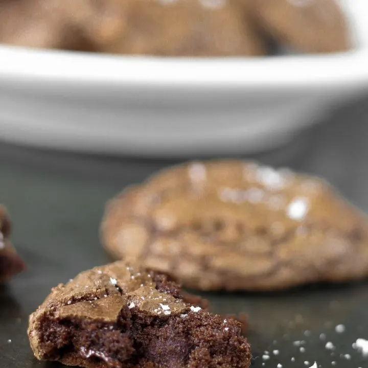 Salted Brownie Cookies