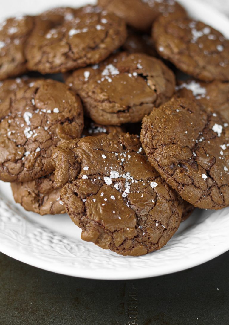 Salted Brownie Cookies
