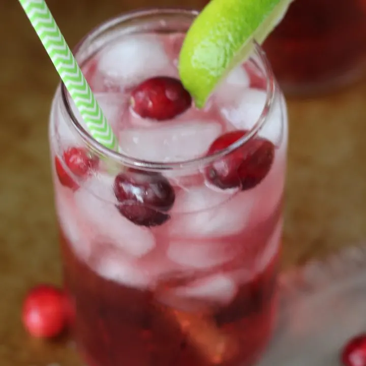 Cranberry Lime Spritzer