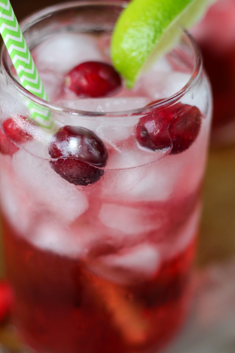 Cranberry Lime Spritzer