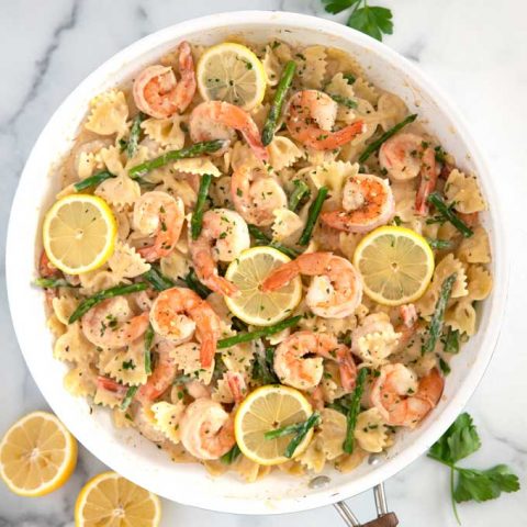 Image for Lemon Garlic Parmesan Shrimp Pasta
