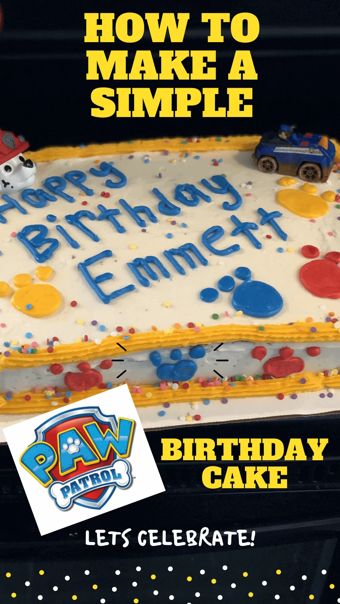 Paw Patrol Birthday Cake and Party Ideas