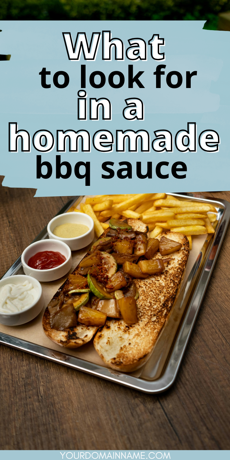 Homemade bbq sauce