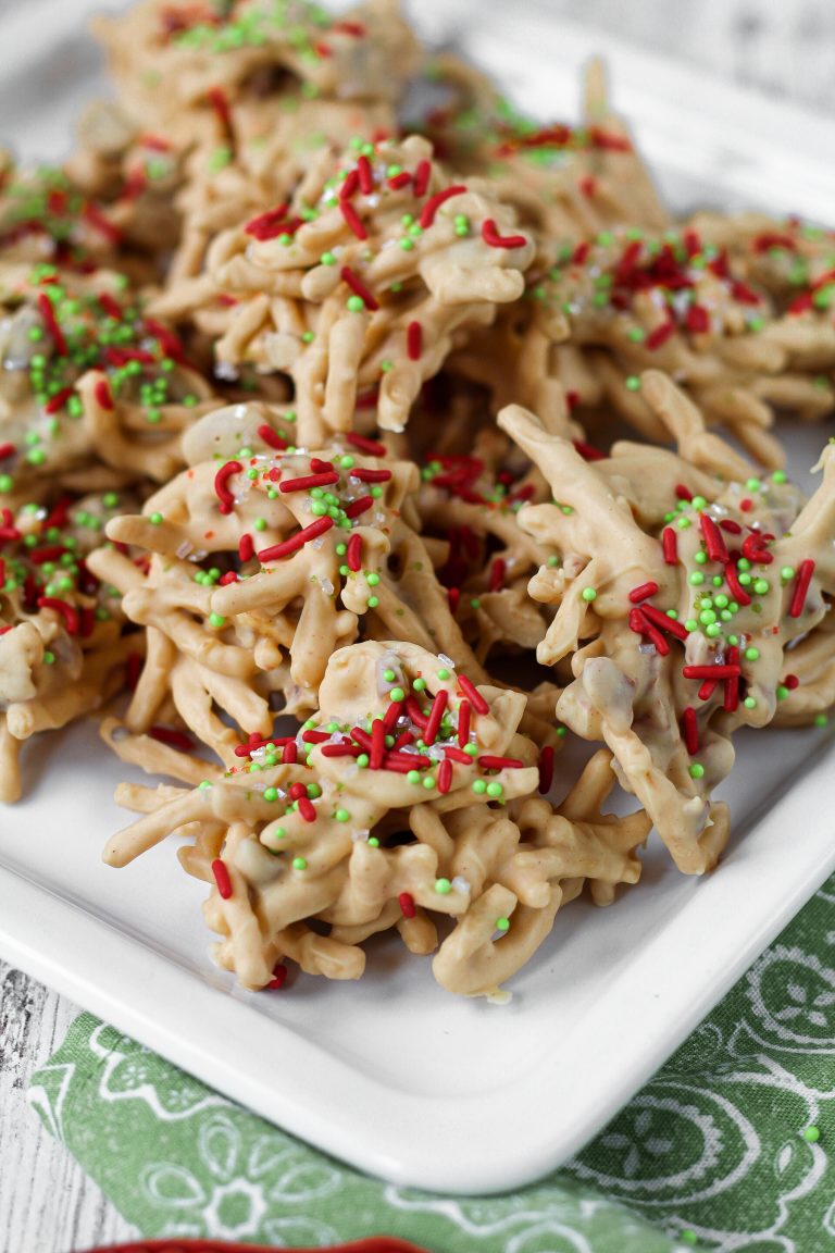Christmas Haystack Cookies