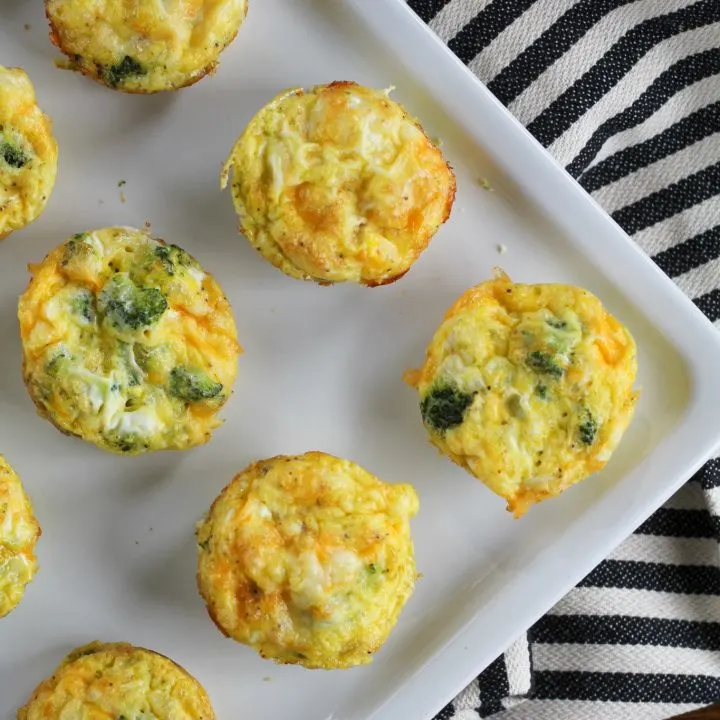 Broccoli Egg and Cheese Muffins