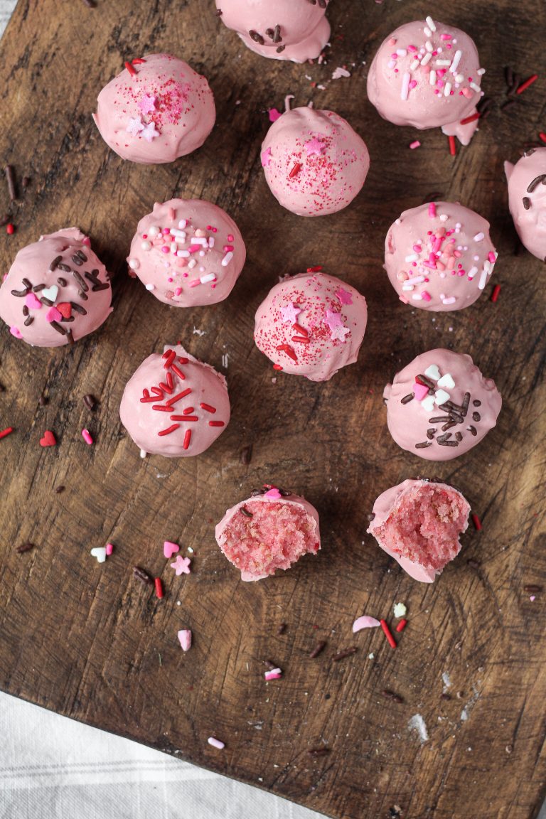 Strawberry Cake Balls