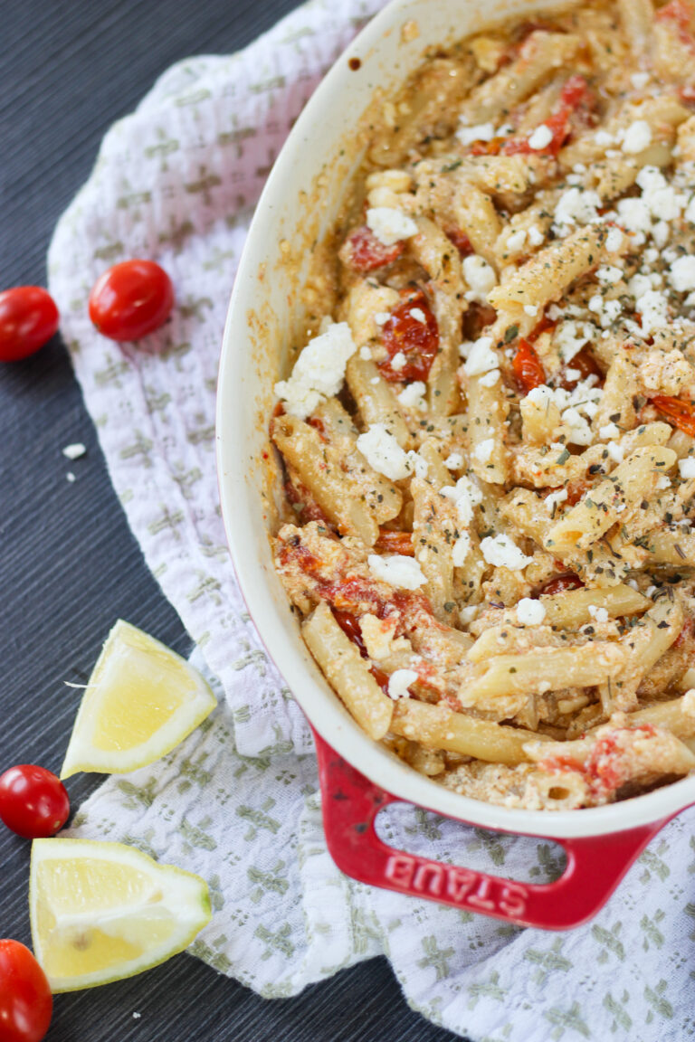 Viral Tik Tok Feta Pasta Bake