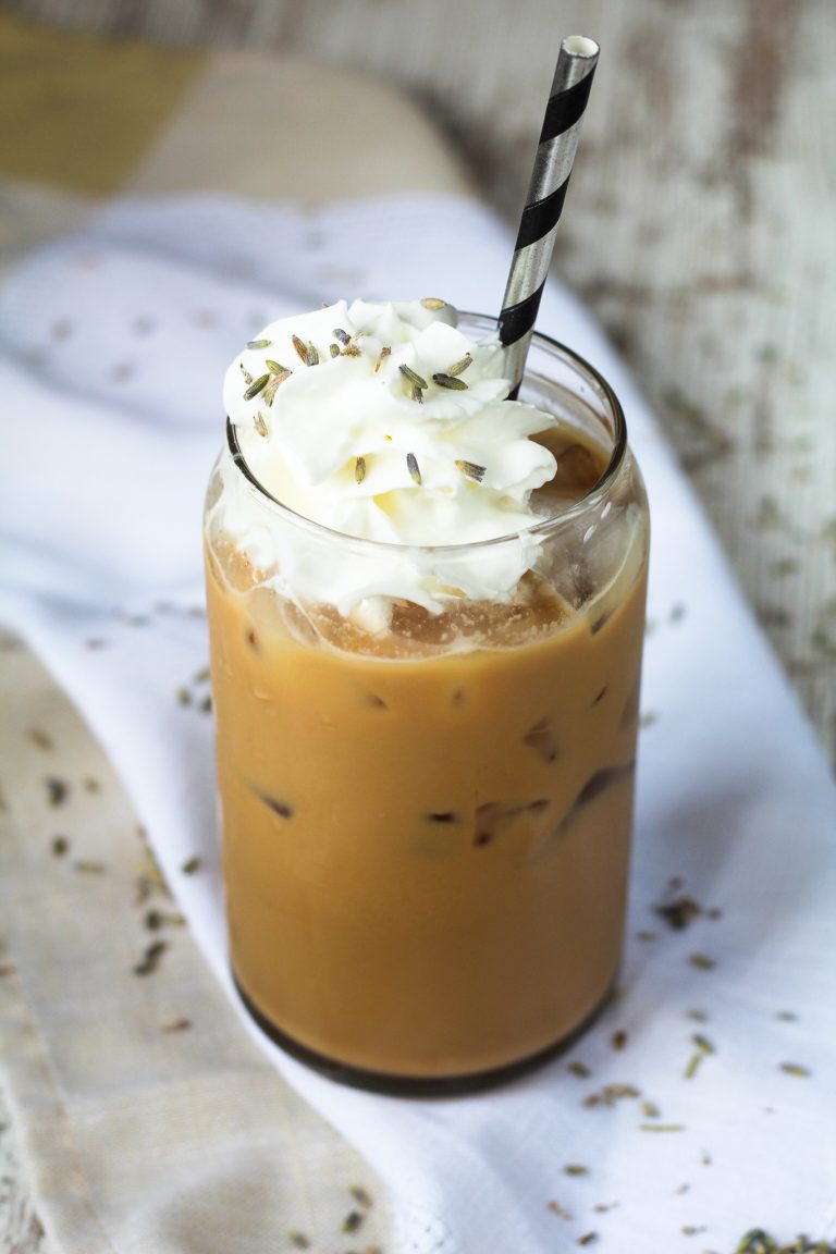 Blackberry Lavender White Mocha Latte