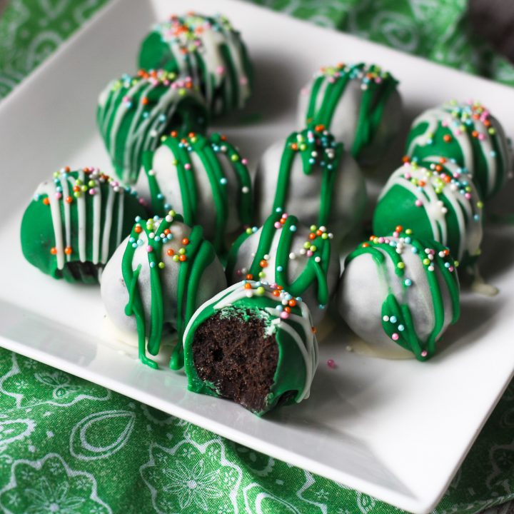 Mint Oreo Cake Balls