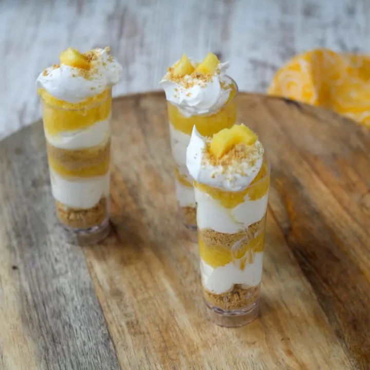 Pineapple Cheesecake Shooters 