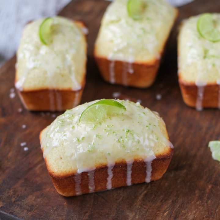 Key Lime Mini Loaf Cakes - Jen Around the World