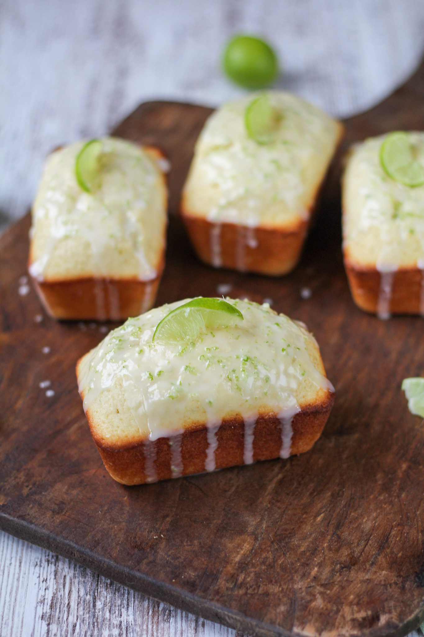 Key Lime Mini Loaf Cakes - Jen Around the World