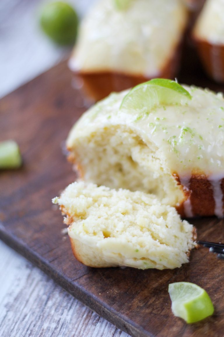 Key Lime Mini Loaf Cakes