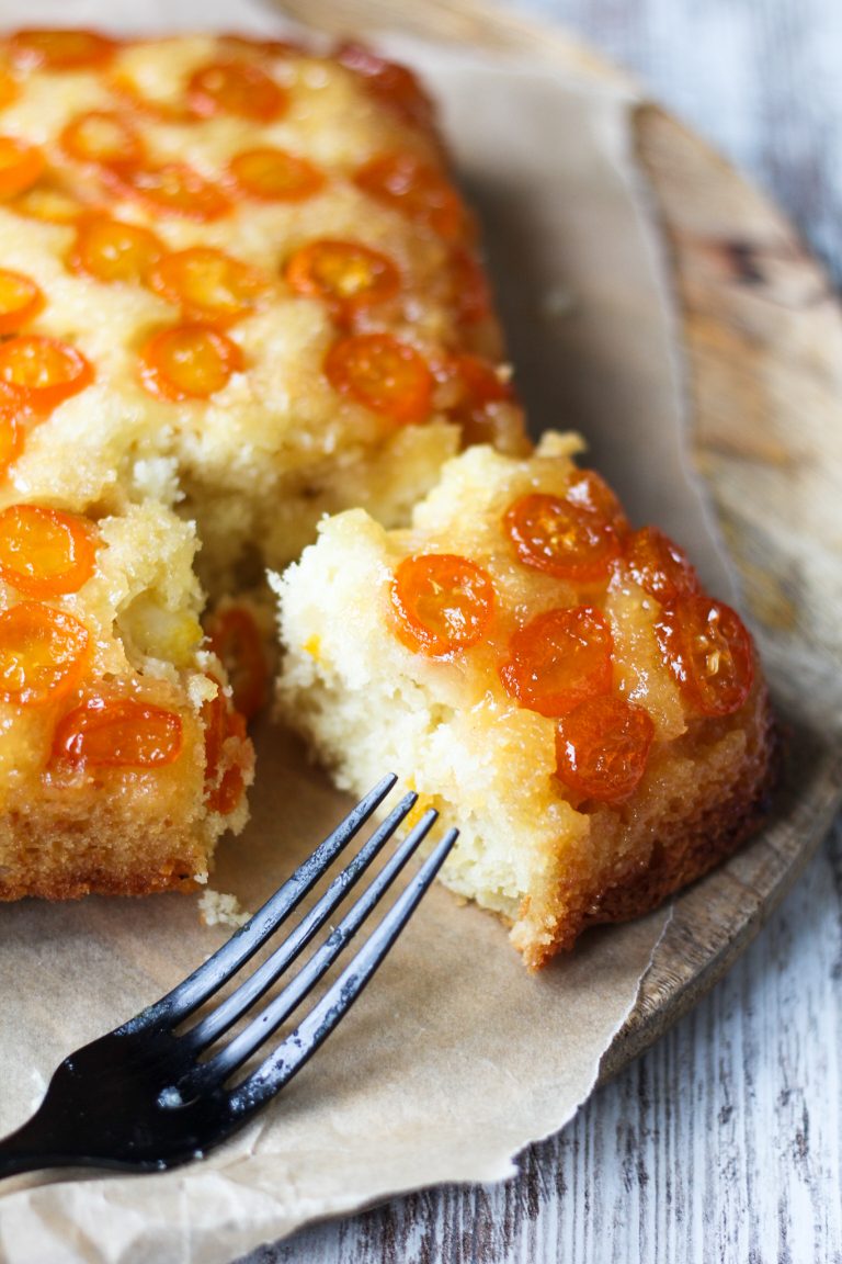 Kumquat Upside Down Cake