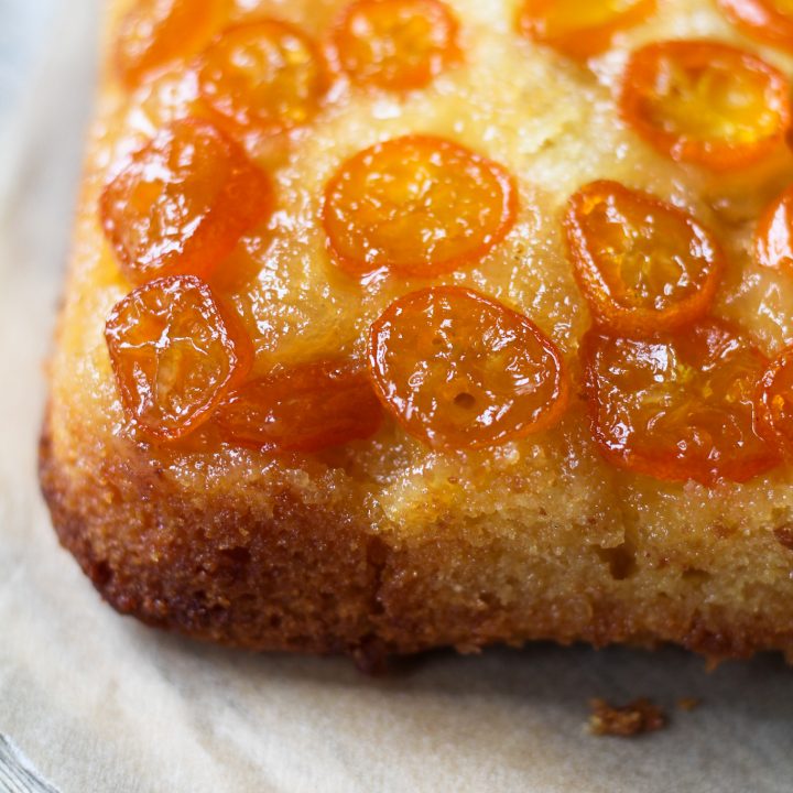 Kumquat Upside Down Cake - Jen Around the World