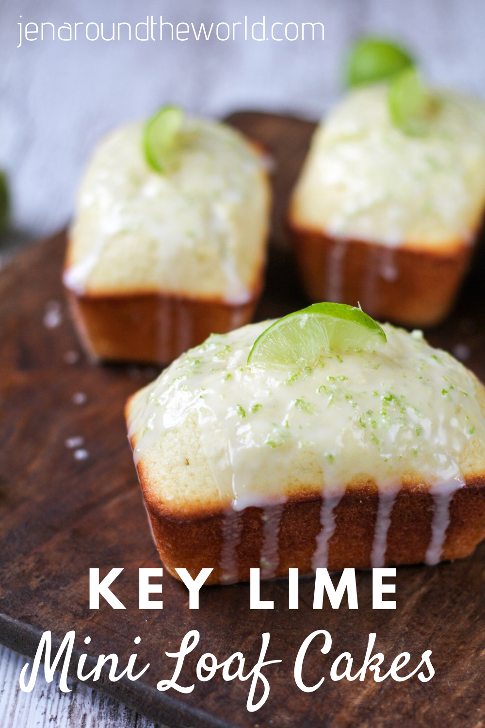 Key Lime Mini Loaf Cakes - Jen Around the World