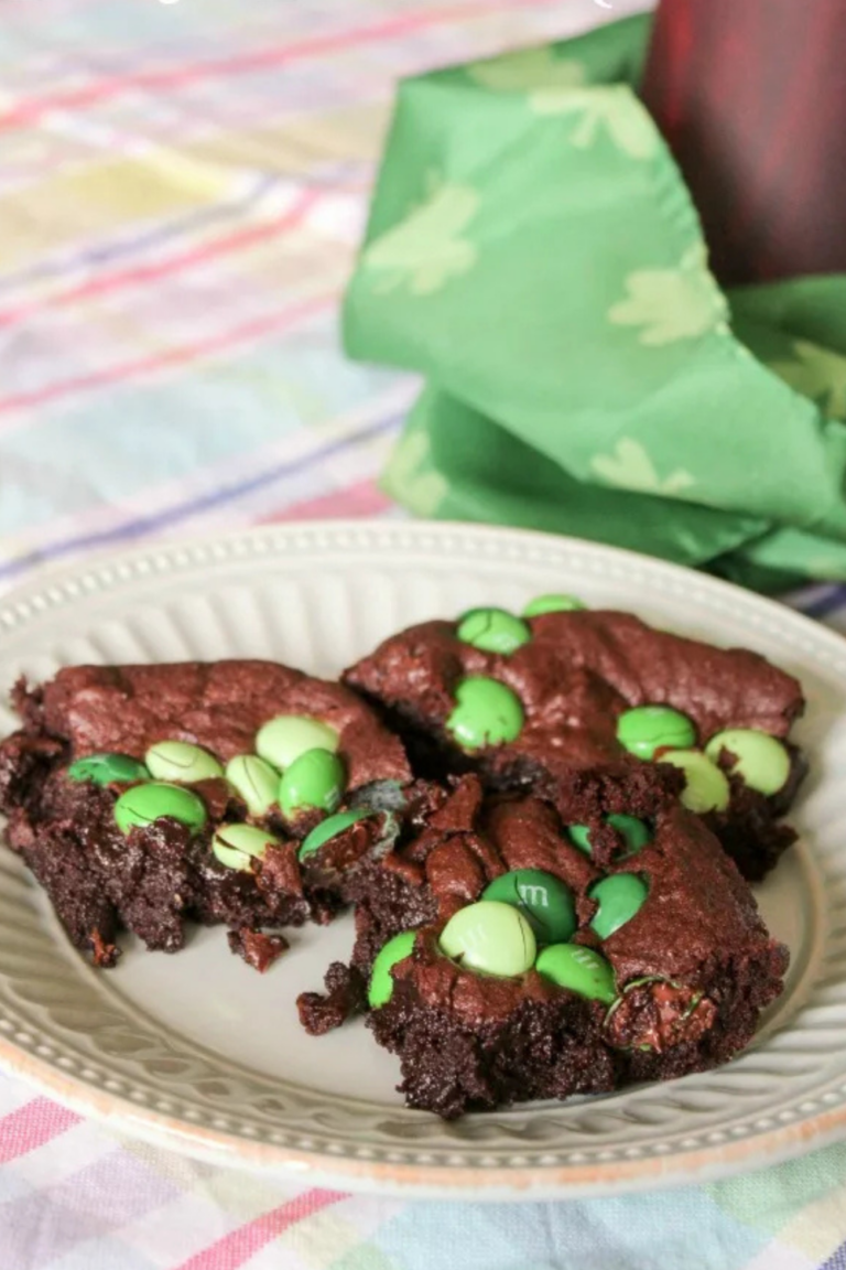 Mint M&M Brownies