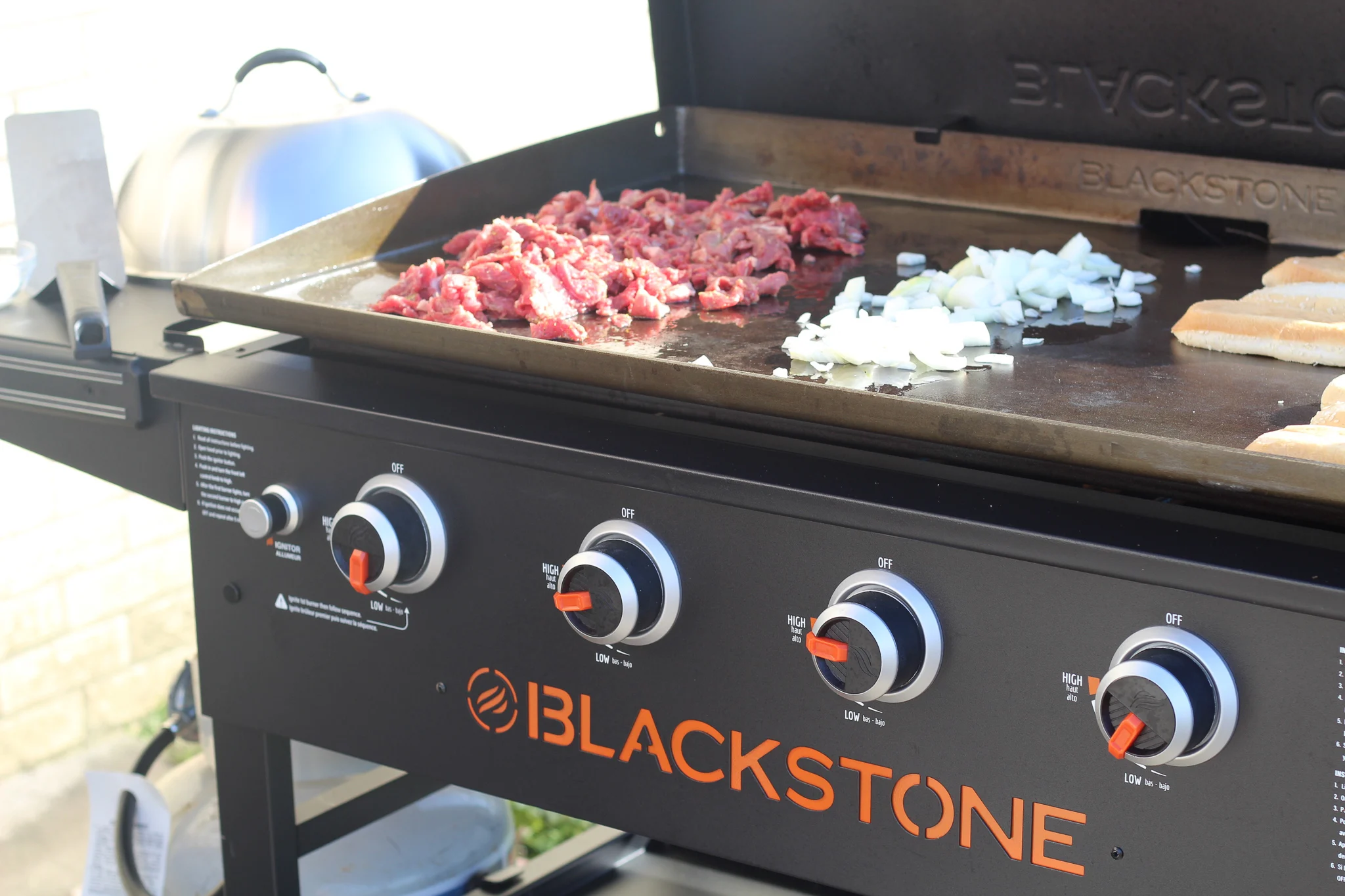 Cooking steak clearance on blackstone griddle