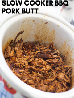 slow cooker pork butt