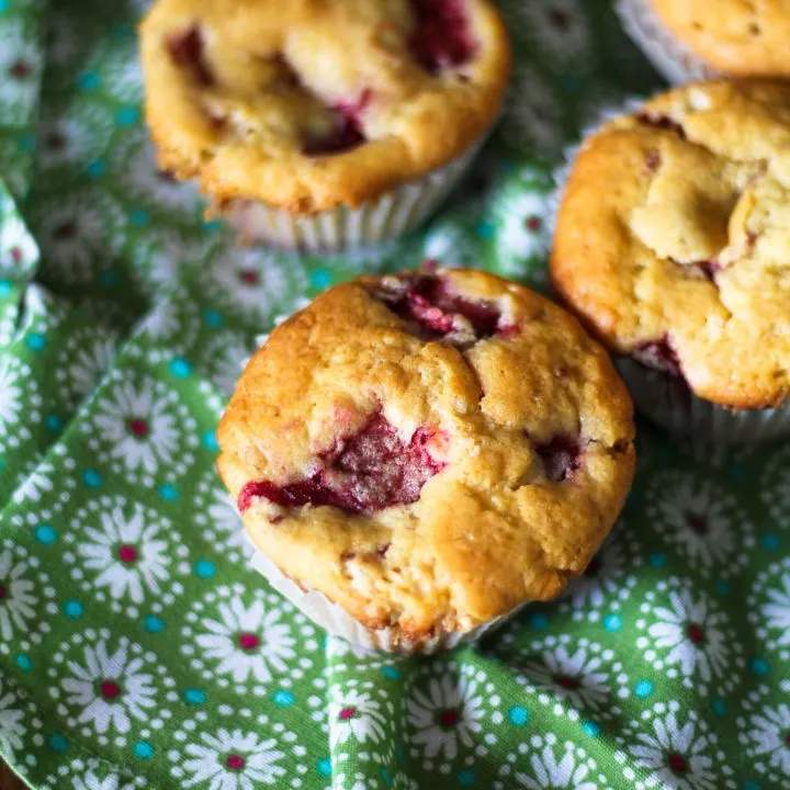 Homemade Strawberry Muffins 