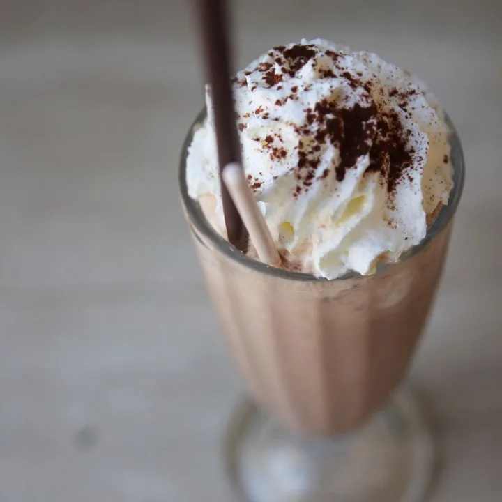 The Best Homemade Chocolate Shake Ever