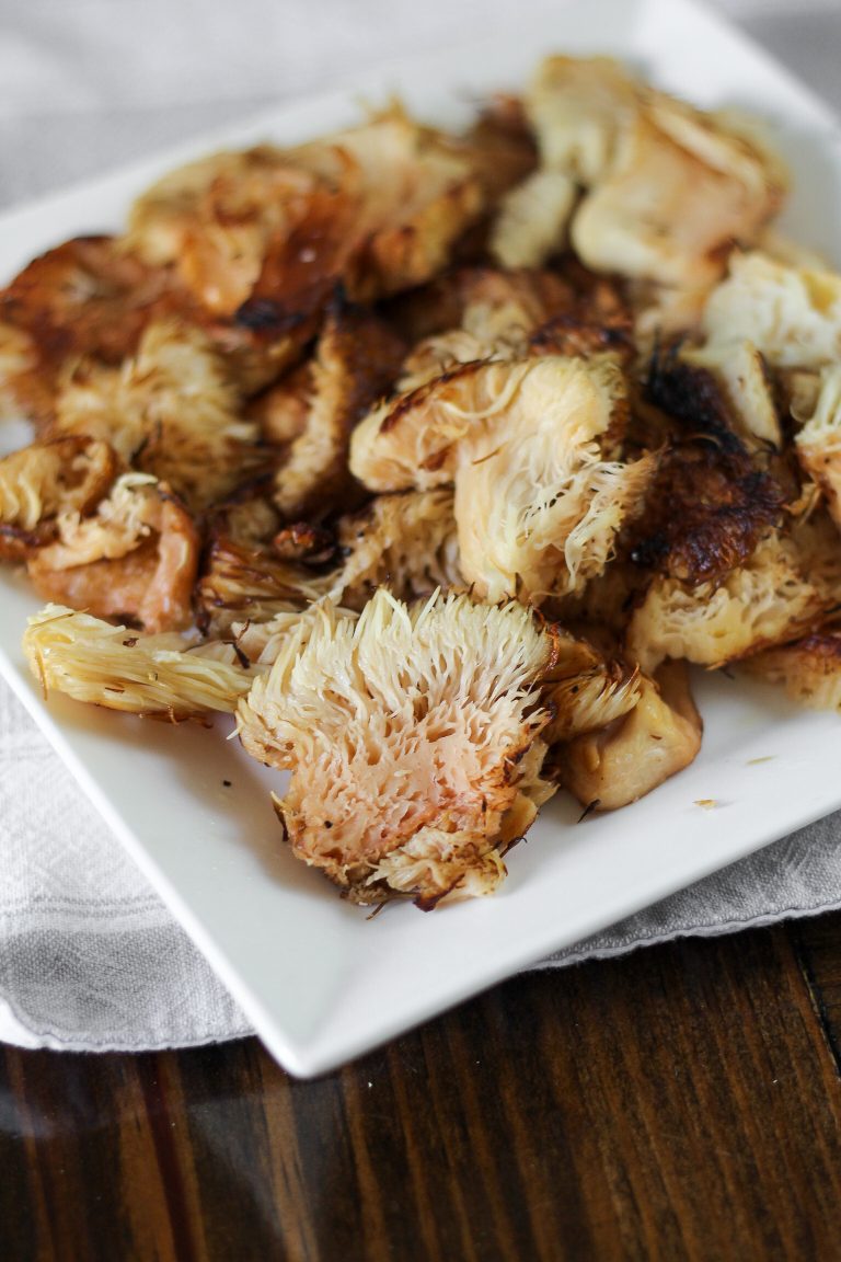 Pan-Fried Lion's Mane Mushrooms