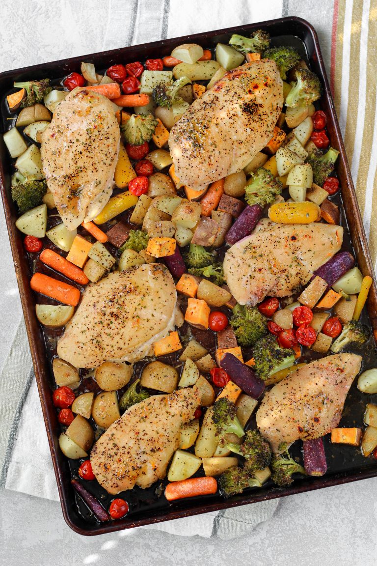 One Pan Ranch Chicken and Veggies